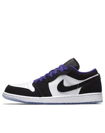 Air Jordan 1 Retro Low ??White Black Dark Concord?? 553558-108